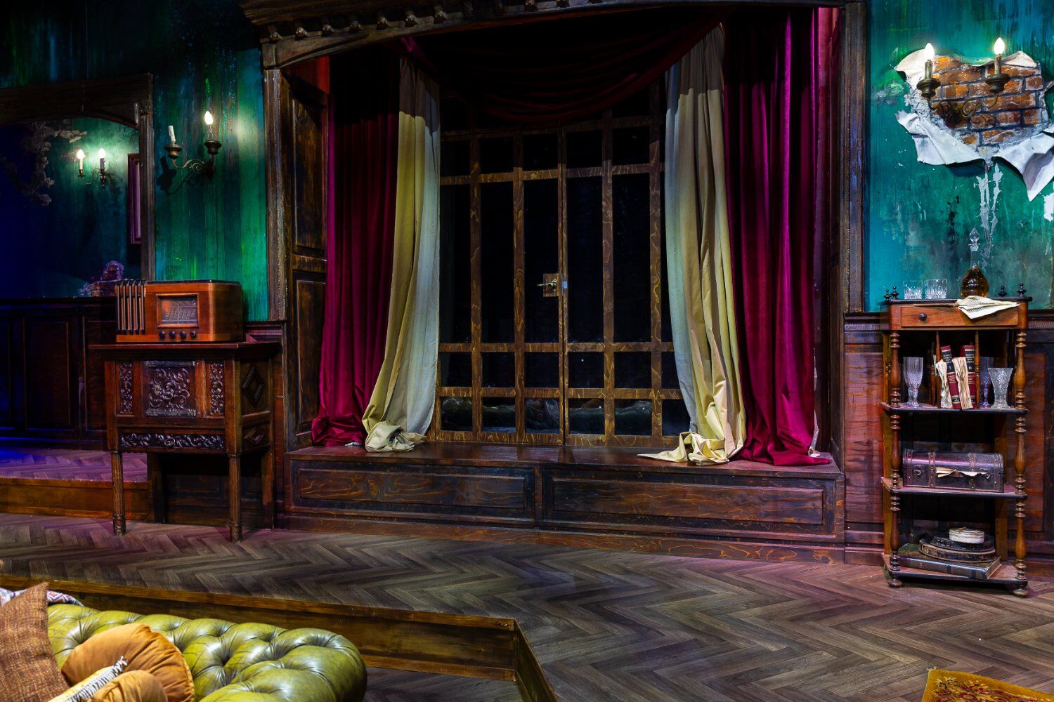 Finished themed interior